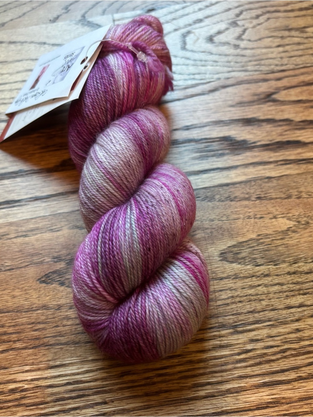 Zen Yarn Garden Serenity 20 Pink Variegated Merino Wool Cashmere Nylon Fingering
